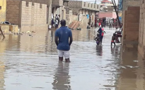 Saint-Louis / Début d'hivernage : Des quartiers de Sor sous les eaux