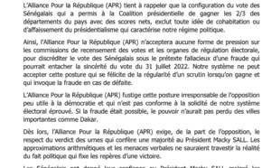 Seydou Guèye, BBY : "Si la fraude était possible, le pouvoir n’aurait pas perdu des villes importantes comme Dakar
