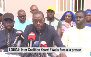 Louga : L'Inter-coalition Yewwi-Wallu démolit Macky Sall et annonce le retour de Karim Wade