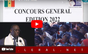 Remise des prix aux lauréats du concours général: "Ne nous prenez pas les meilleurs pour les envoyer à l'étranger..." (Macky Sall)