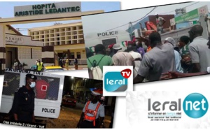 Hôpital Le Dantec: L'incroyable scène de bousculade entre syndicalistes et forces de l'ordre