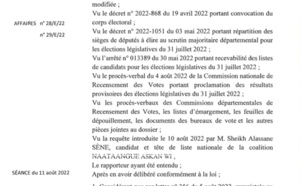 Législatives 2022 : En intégralité, la décision du Conseil constitutionnel, qui rejette...