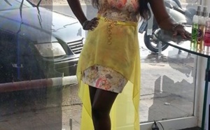 La belle Adja Astou toute souriante 