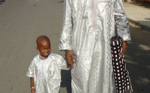 Malick Noël Seck et son fils