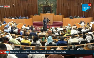 SUIVEZ EN DIRECT SUR LERAL TV L'INSTALLATION DE LA 14e LÉGISLATURE DE L’ASSEMBLÉE NATIONALE DU SÉNÉGAL