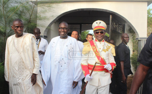 Photos - Retrouvailles entre Cheikh Ahmadou Kara Mbacké et son cousin Ibrahima Sall