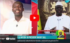 "Le discours du Président est d'un patriotisme exemplaire. Il répond aux normes, aux demandes et aux.." (Samba Ndong)