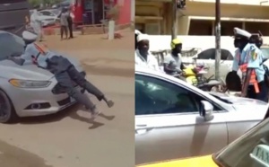 Affaire du policier agrippé au capot d’un véhicule: L’automobiliste en garde-à-vue