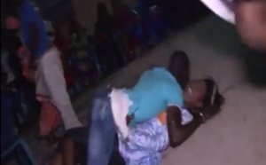 (Vidéo) Sabar chaud: elle finit au sol avec le batteur excité… Regardez