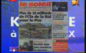 Revue de presse du vendredi 27 juin 2014 - 2sTv