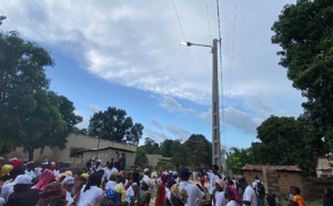 Électrification rurale : Le PDUC illumine le village de Hamdalaye dans la commune de Simbandi Balante