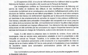Effondrement d’un bâtiment au quartier Ndorong de Kaolack : Ces surprenantes découvertes après enquête…