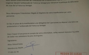 Mafia des visas: Interdiction de la manif' devant l'Ambassade de France, ce que compte faire le Frapp