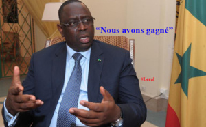 Résultats globaux des Locales : Macky Sall très confiant