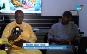 Visite Médias: Moussa Bocar Thiam séduit par les équipements de haute portée de la 2Stv