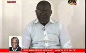 Niokhite raille Abdoulaye Baldé dans « Les 2 minutes de Niokhite »