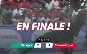 Beach Soccer: Le Sénégal bat le Mozambique (3-2) et va rejouer l'Egypte en finale