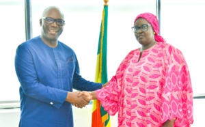 Audience / La ministre de la Santé et de l'Action sociale a reçu M. Ibrahima Cheikh Diongue, Sous-Secrétaire Général des Nations-Unies