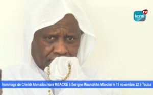 Hommage de Cheikh Ahmadou Kara Mbacké Noreyni à Serigne Mountakha Mbacké, le 11 novembre 2022, à Touba