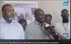 Saint-Louis / "Xeyu Ndawyi": Plus de 100 migrants ont reçu leurs attestations en pisciculture
