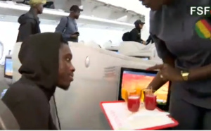 Coupe du monde 2022/ En route vers Doha: La belle ambiance dans l’avion des Lions du Sénégal