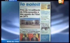 Revue de presse du vendredi 22 Aout 2014-2stv