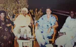 Souvenir de 1981: Tata Pénéré  Niane, Marième Dieng Salla, épouse de Feu Ndiouga Kébé, et la femme de Philippe, fils du Président Senghor 