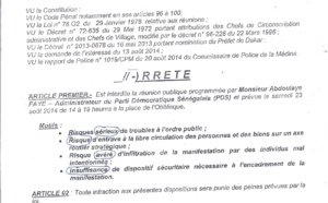 Le PDS avertit après l’interdiction de sa marche : "On n'accepte plus les dérives autoritaires de Macky Sall"