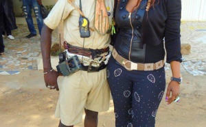 La chanteuse GuiGui en compagnie de Per Boukhar
