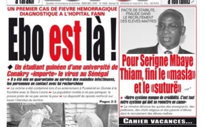 A la Une du Journal Le Populaire du samedi 30 août 2014