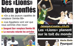 A la Une du Journal Waa Sports du mardi 02 septembre 2014
