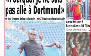 A la Une du Journal Stades du mardi 02 septembre 2014