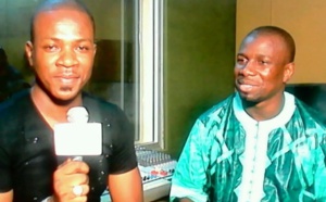 Djiby Dramé avec Dj Yves de la 2stv