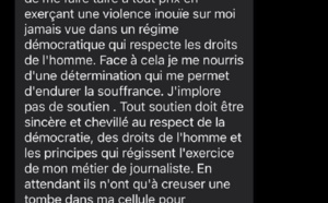 Pape Alé Niang reprend sa grève de la faim et s’attend au pire : « Ils n’ont qu’à creuser une tombe dans ma cellule ! »