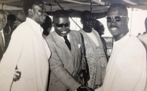 Souvenir - Ndiouga Kébé, le Président Cheikh Ousmane Diagne et le bijoutier Ngoumou Guèye 