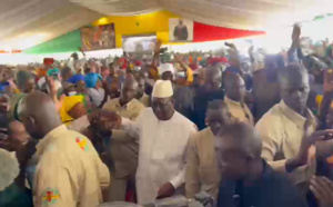 Tambacounda : Arrivée du président de la République, Macky Sall à la cérémonie de la Journée de l'Elevage