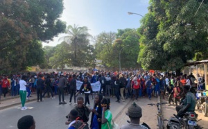 Manifestation d'étudiants : Ziguinchor a vibré au son des casseroles