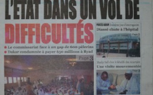 A la Une du Journal Le Quotidien du mercredi 17 septemnre 2014