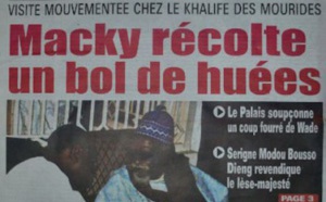 A la Une du Journal Walfadjri du mercredi 17 septembre 2014