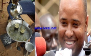 Le ministre Abdoulaye Bibi Baldé et le "leweul"