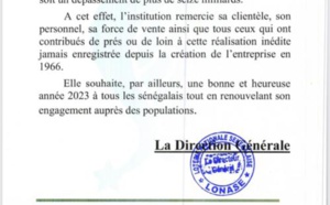 La Lonase fait un chiffre d’affaires de plus de 266 milliards FCfa en 2022, soit un dépassement de plus de 16 milliards FCfa