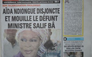A la Une du Journal La Tribune du jeudi 18 septembre 2014