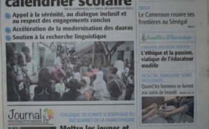 A la Une du Journal Le Soleil du jeudi 18 septembre 2014