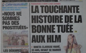 A la Une du Journal L'observateur du jeudi 18 septembre 2014