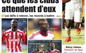 A la Une du Journal Waa Sports du vendredi 19 septembre 2014