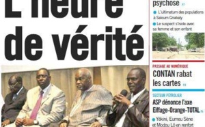A la Une du Journal EnQuête du samedi 20 septembre 2014