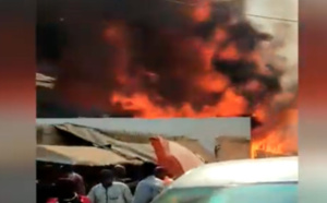 Violent incendie au Marché central de Kolda : Plus d'un milliard FCfa parti en fumée