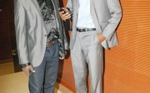 Bouba Ndour en pleine discussion avec Dj Koloss