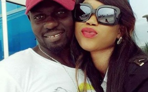 Khadim, le frère de Pape Diouf, en compagnie de Khadyja Chou pi 