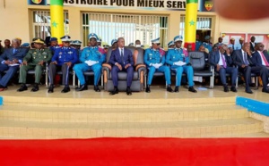Cérémonie de sortie de la 46e promotion de la Police, présidée par le ministre de l'Intérieur, Antoine Félix Diome (Photos)